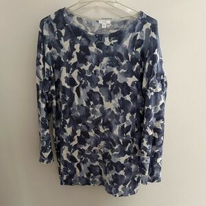 J Jill LP oversized sweater tunic, drop shoulder, lg sleeve,  good cond